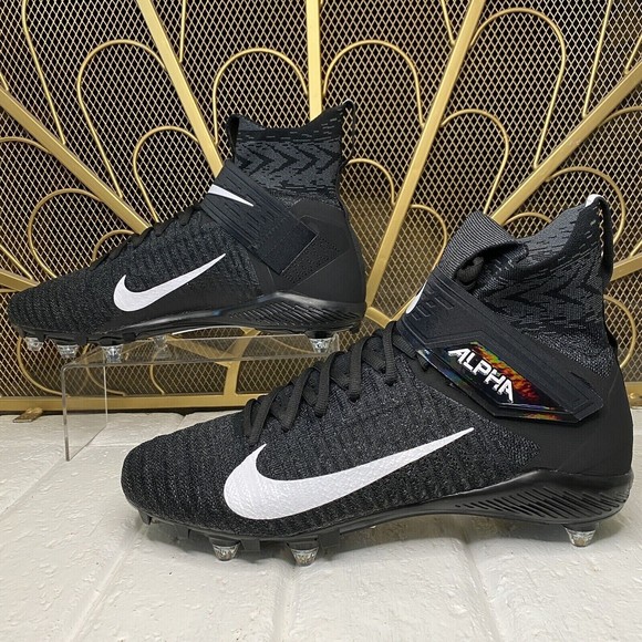Nike Alpha Menace Elite 2 Black White CI1530-001 Football Cleats Men\'s Size 12 main image 6